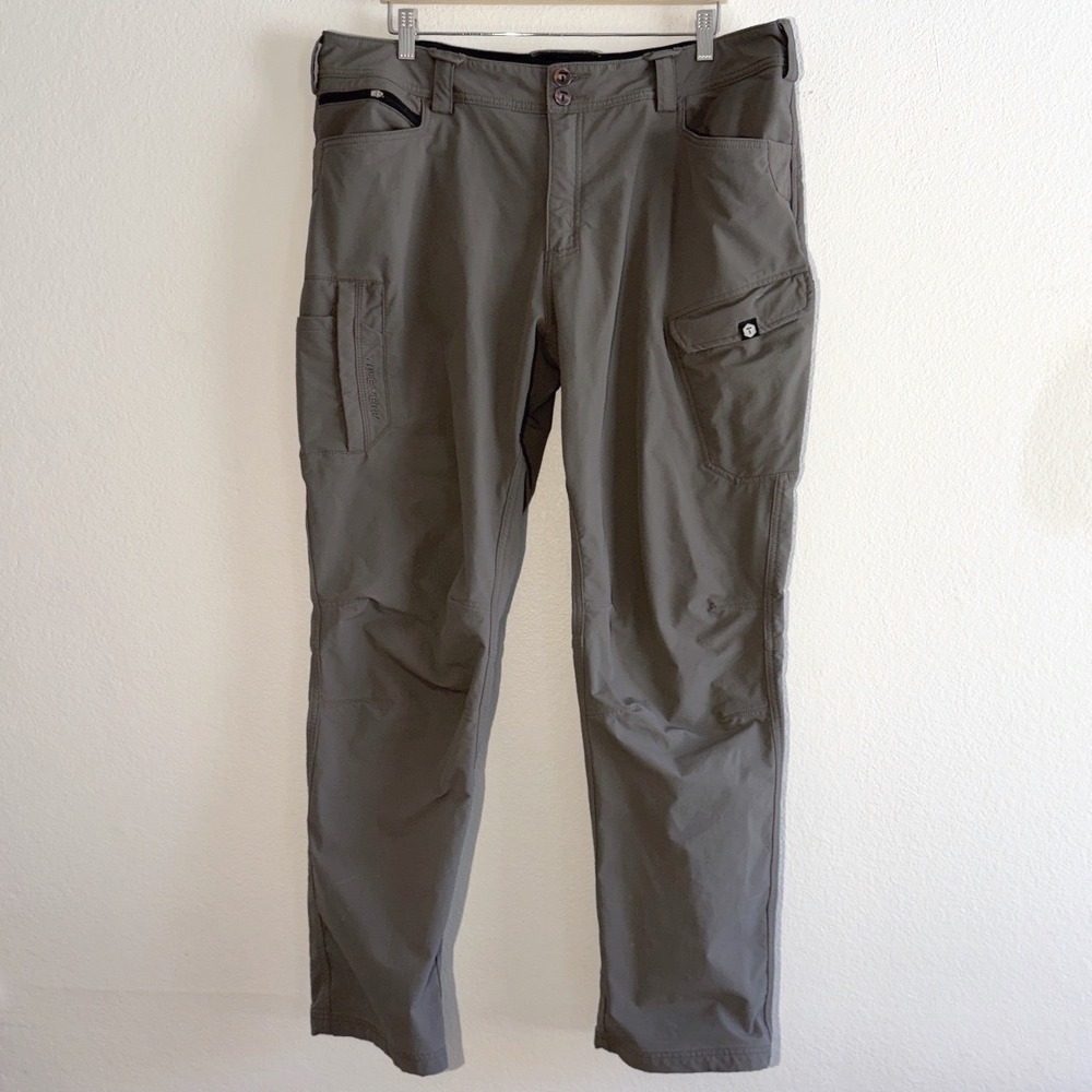 Truewerk T2 Werkpants Mens 40W 32L Grey Technical Workwear Cargo Utility Pants